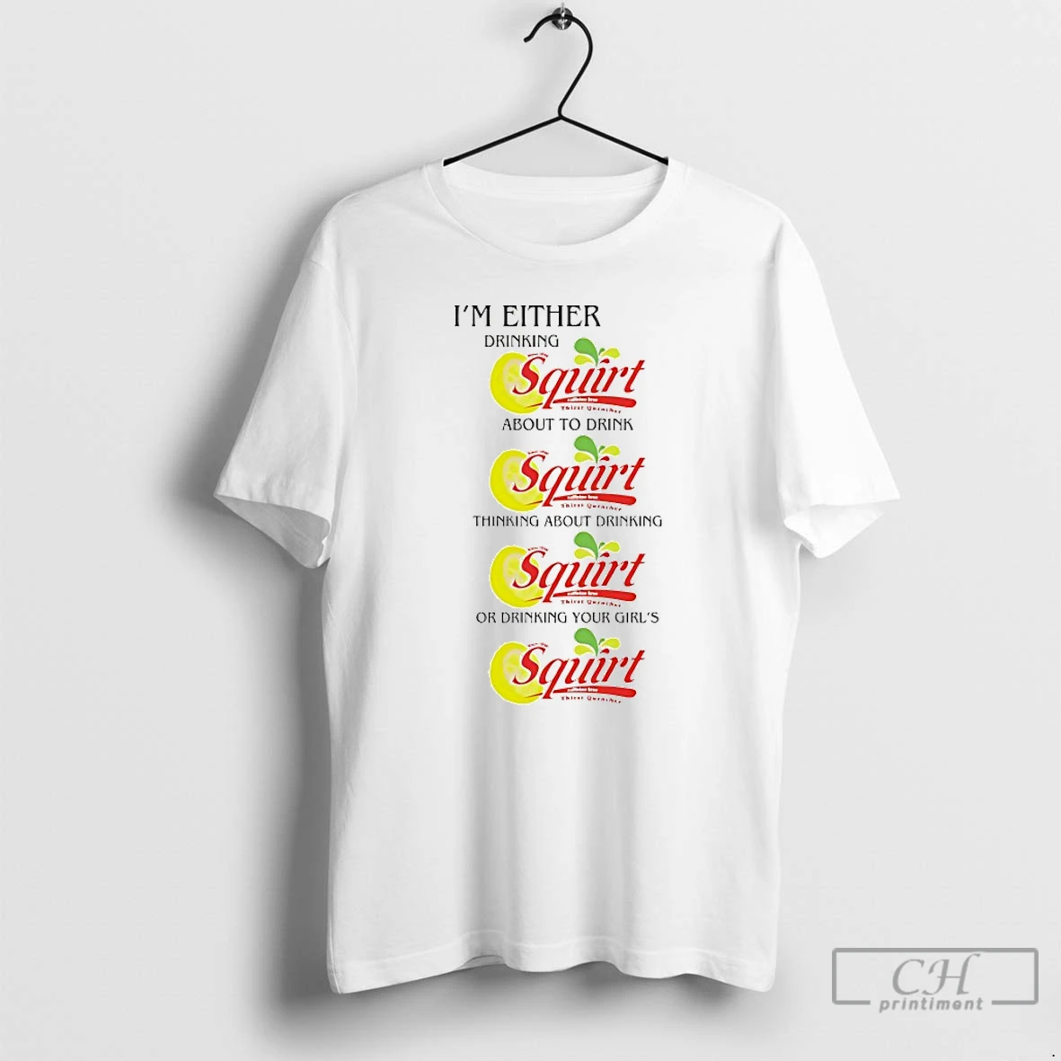 Classic Im Either Drinking Squirt T Shirts Sweater Hoodie