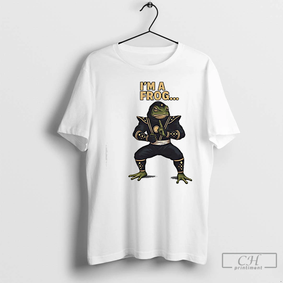 Classic Im Frog Japanese Frog Samurai Graphic T Shirts Sweater Hoodie