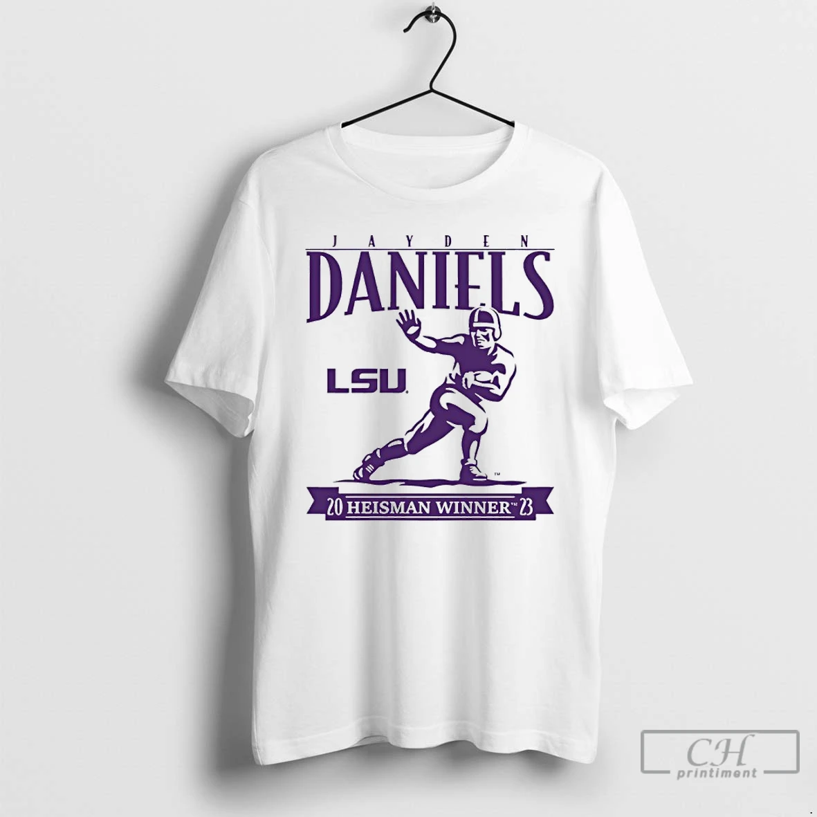 Classic Jayden Daniels Lsu Tigers Football 2023 Heisman Trophy Award T Shirts Sweater Hoodie