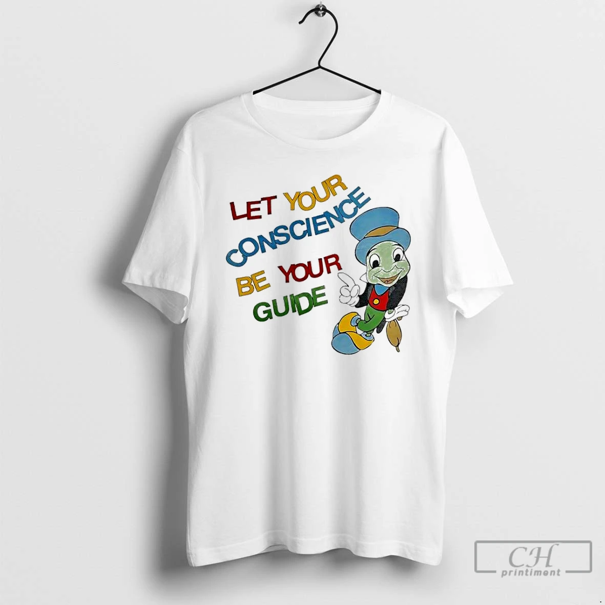 Classic Jiminy Cricket Let Your Conscience Be Your Guide Pride T Shirts Sweater Hoodie