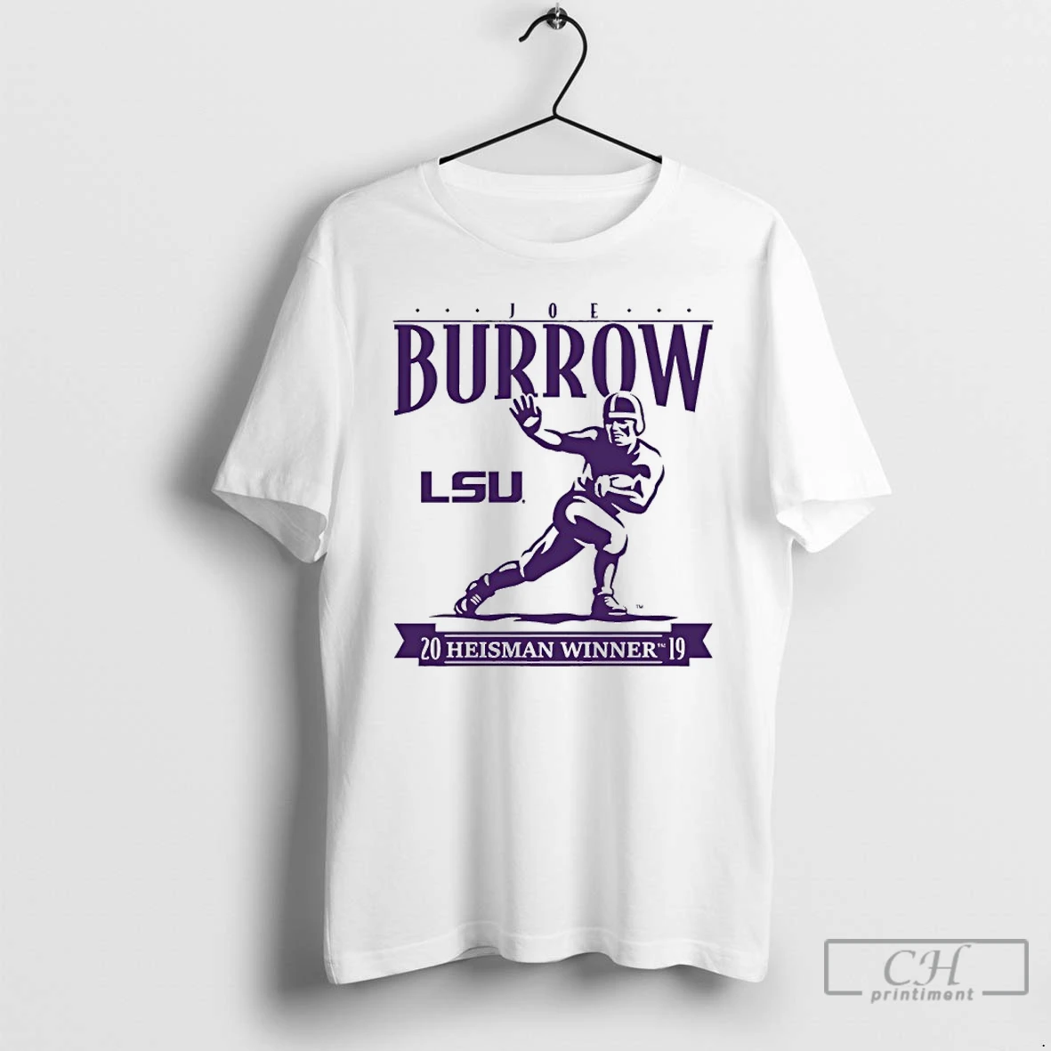 Classic Joe Burrow Lsu Tigers Football 2019 Heisman Trophy Award T Shirts Sweater Hoodie
