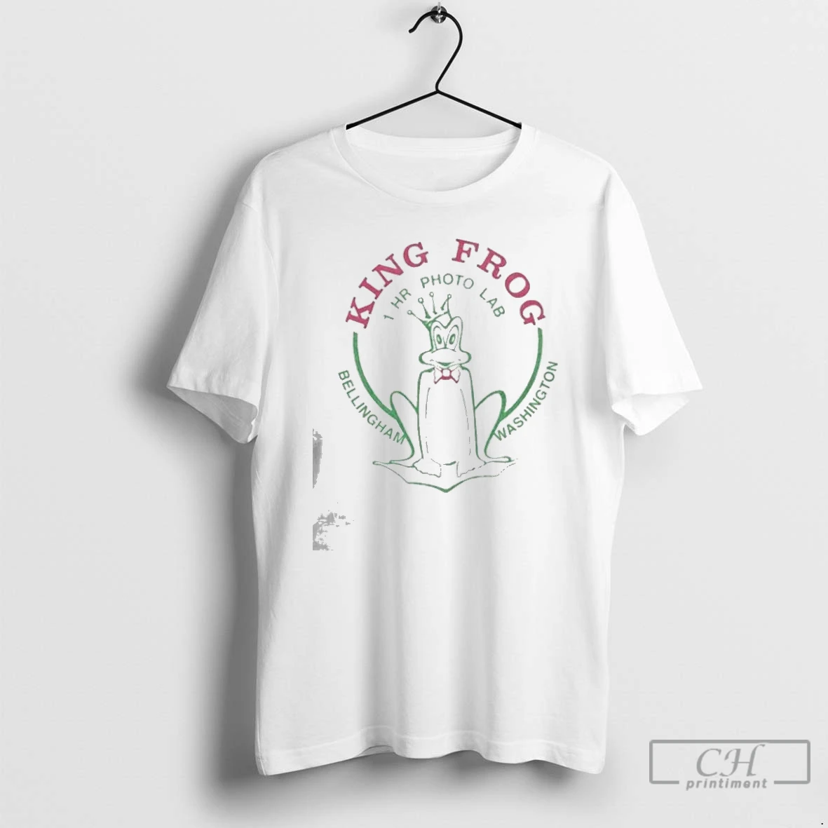 Classic King Frog 1 Hour Photo Lab Bellingham T Shirts Sweater Hoodie