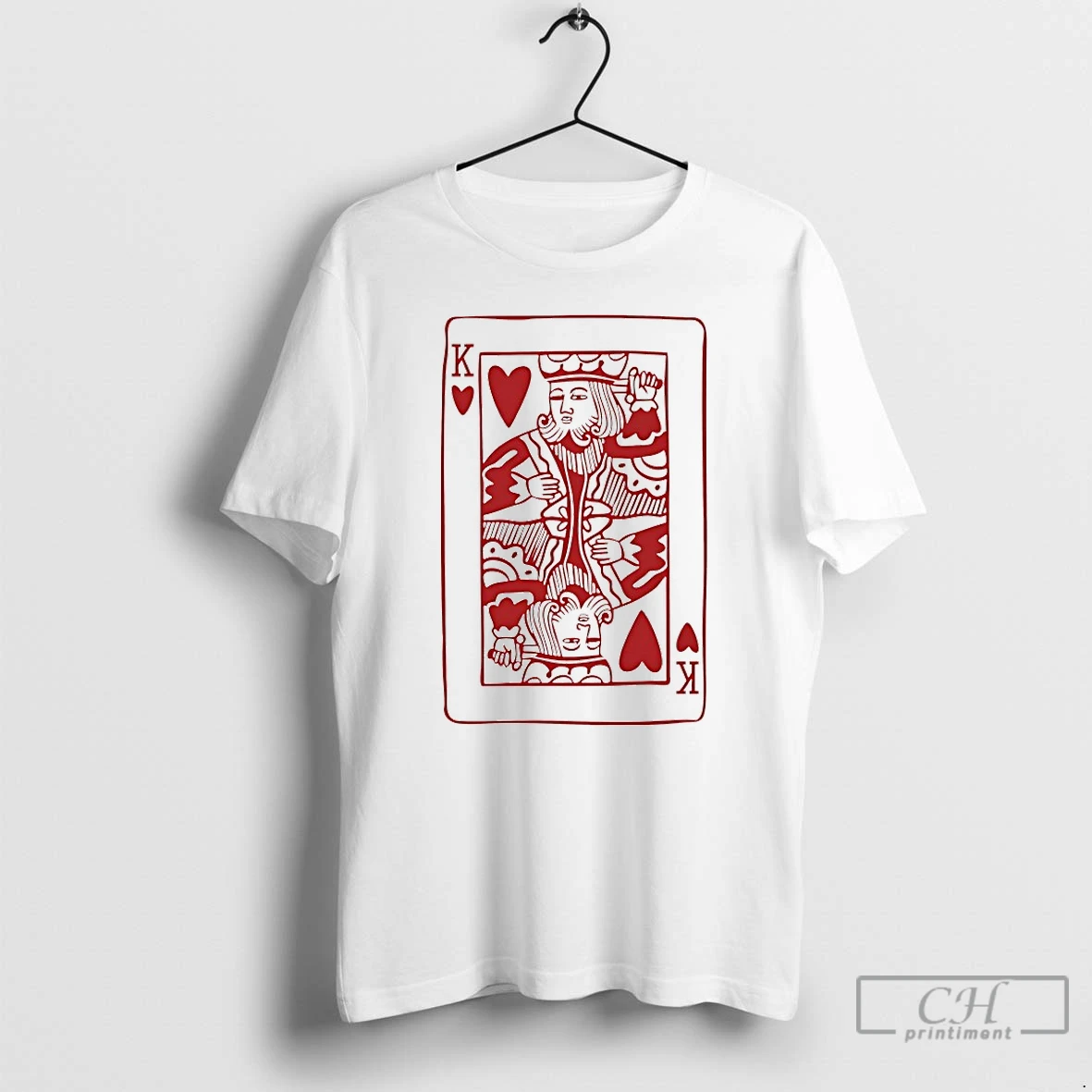 Classic King Of Hearts T Shirts Sweater Hoodie