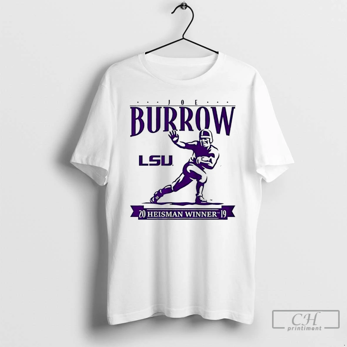 Classic Lsu Football Joe Burrow Heisman Winner 2019 T Shirts Sweater Hoodie