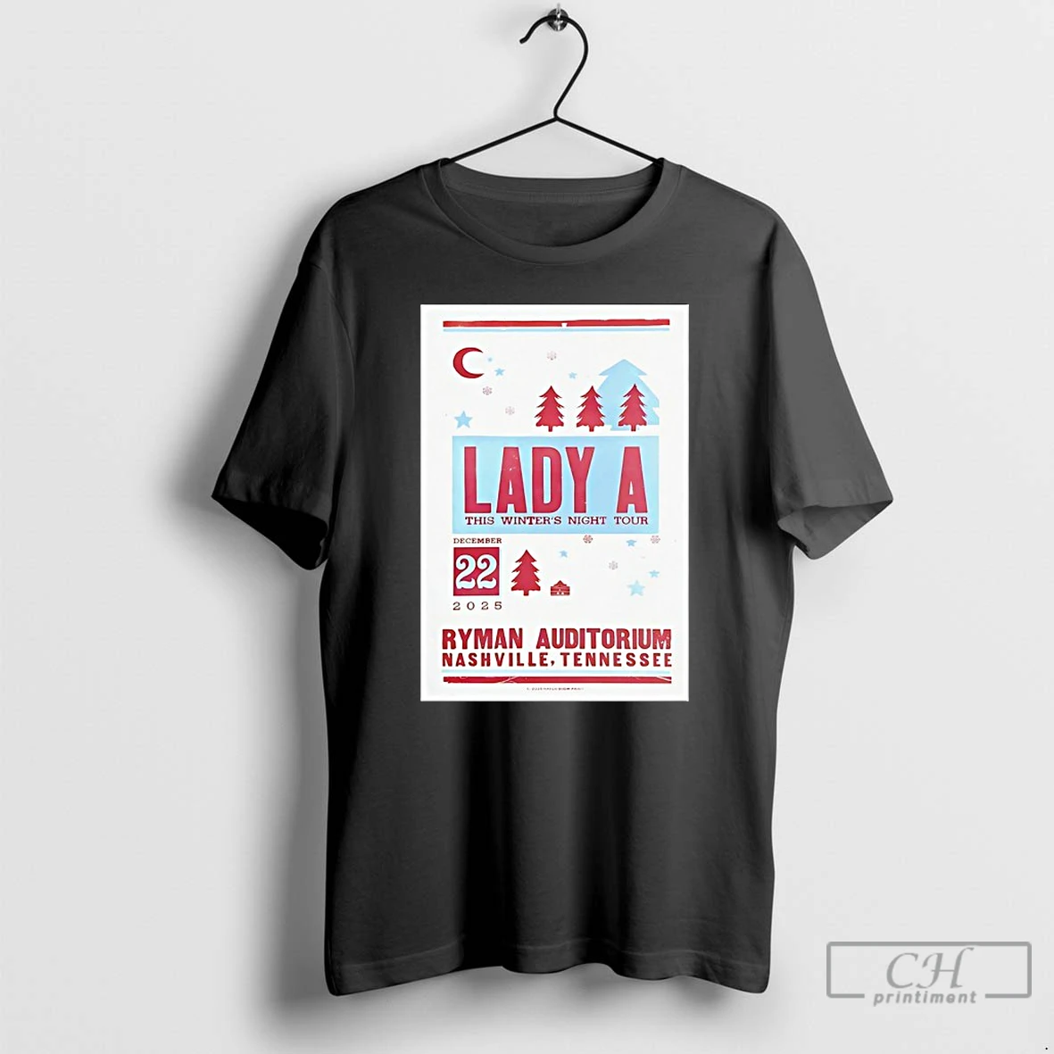 Classic Lady A This Winters Night Tour Dec 22 2025 Ryman Auditorium Nashville Tennessee T Shirts Sweater Hoodie