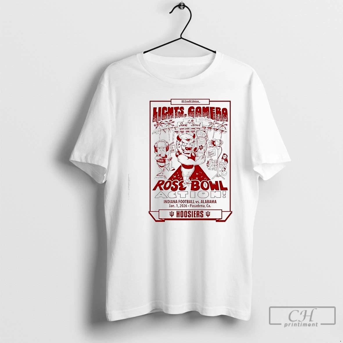 Classic Lights Camera Rose Bowl Action Indiana Hoosiers Vs Alabama Jan 1st 2026 Pasadena Ca T Shirts Sweater Hoodie