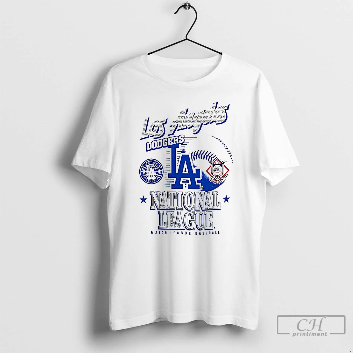 Classic Los Angeles Dodgers Mlb American National League Logo Ball Retro T Shirts Sweater Hoodie