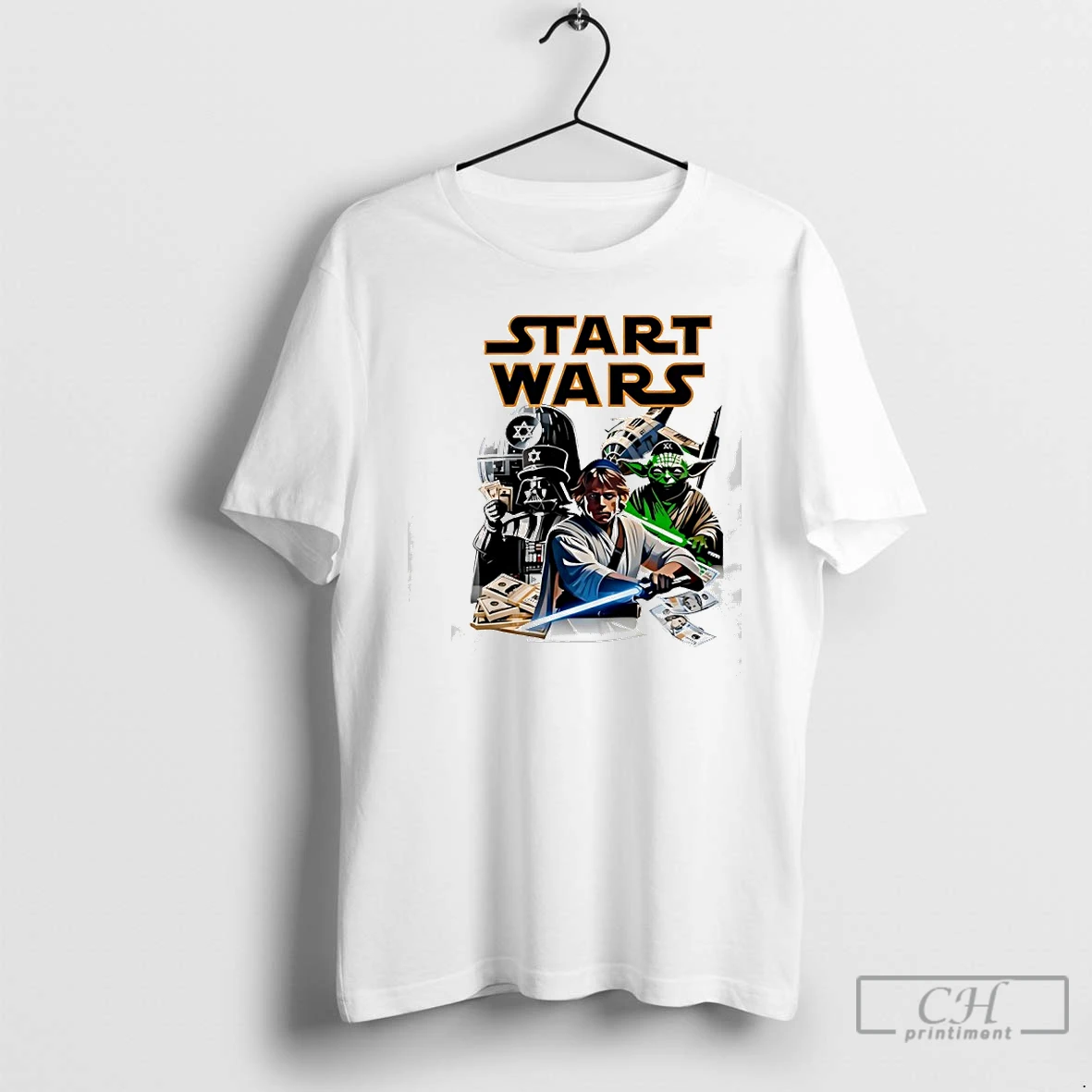 Classic Luke Skywalker Darth Vader And Baby Yoda Start Wars Graphic T Shirts Sweater Hoodie