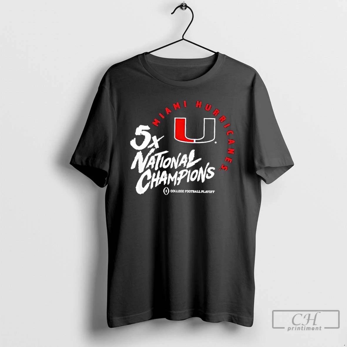 Classic Miami Hurricanes Football 2025 Cfp 5x National Champions T Shirts Sweater Hoodie
