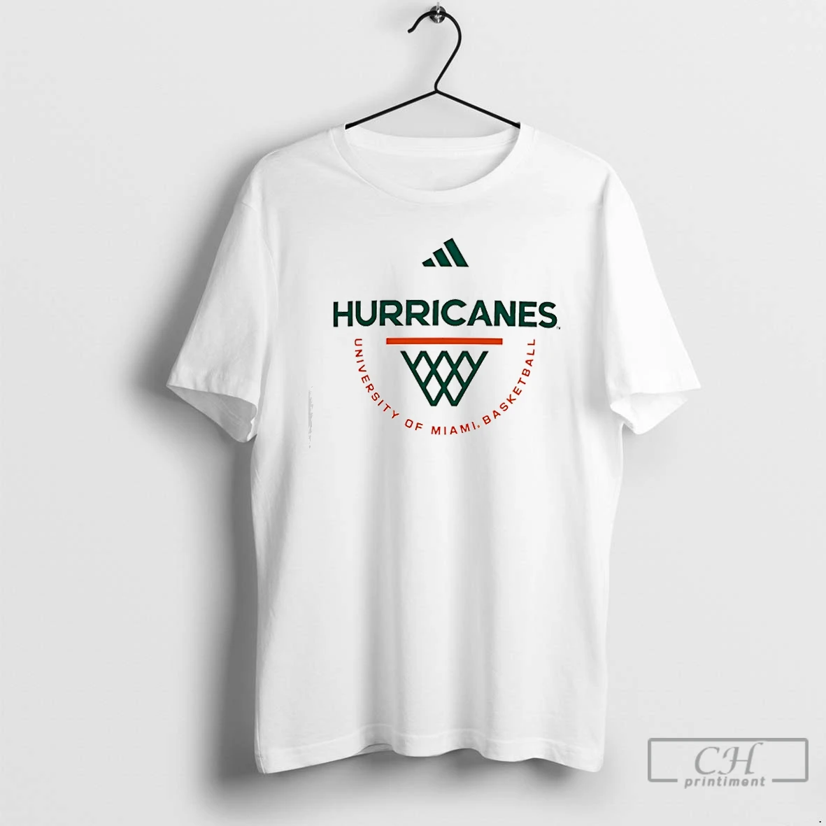 Classic Miami Hurricanes University Of Miami Basketball Logo T Shirts Sweater Hoodie
