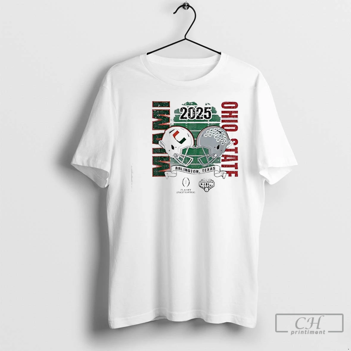Classic Miami Hurricanes Vs Ohio State Buckeyes Cotton Bowl 2025 Cfp T Shirts Sweater Hoodie