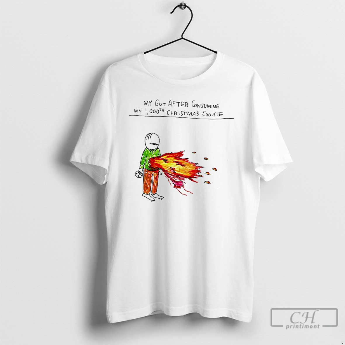 Classic My Gut After Consuming My 1000th Christmas Cookie T Shirts Sweater Hoodie