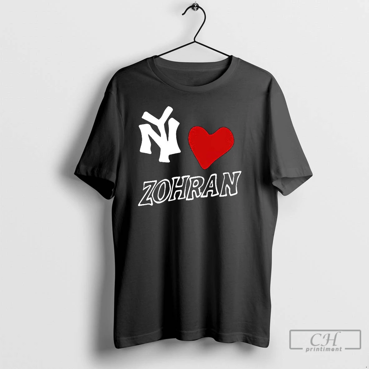 Classic Ny Loves Zohran Mamdani Heart Mayor Of New York City T Shirts Sweater Hoodie