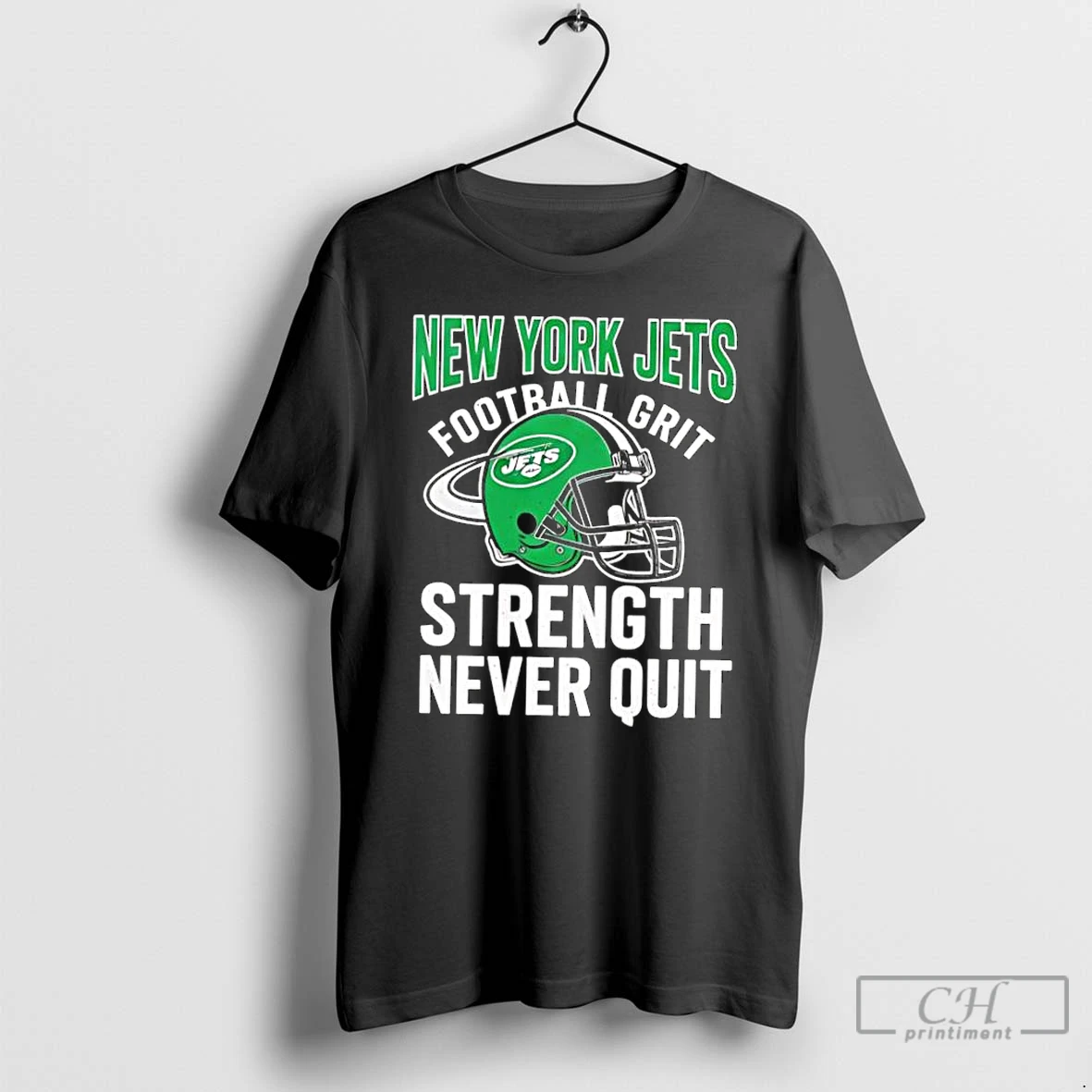 Classic New York Jets Football Grit Strength Never Quit T Shirts Sweater Hoodie
