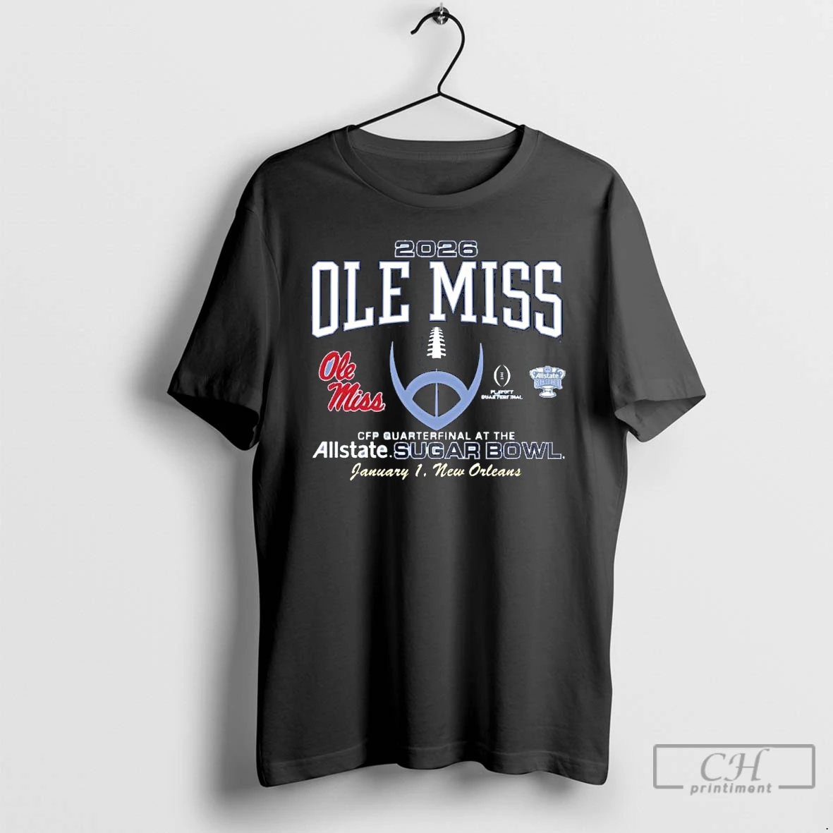 Classic Ole Miss Rebels 2025 Allstate Sugar Bowl Bound January 1st T Shirts Sweater Hoodie