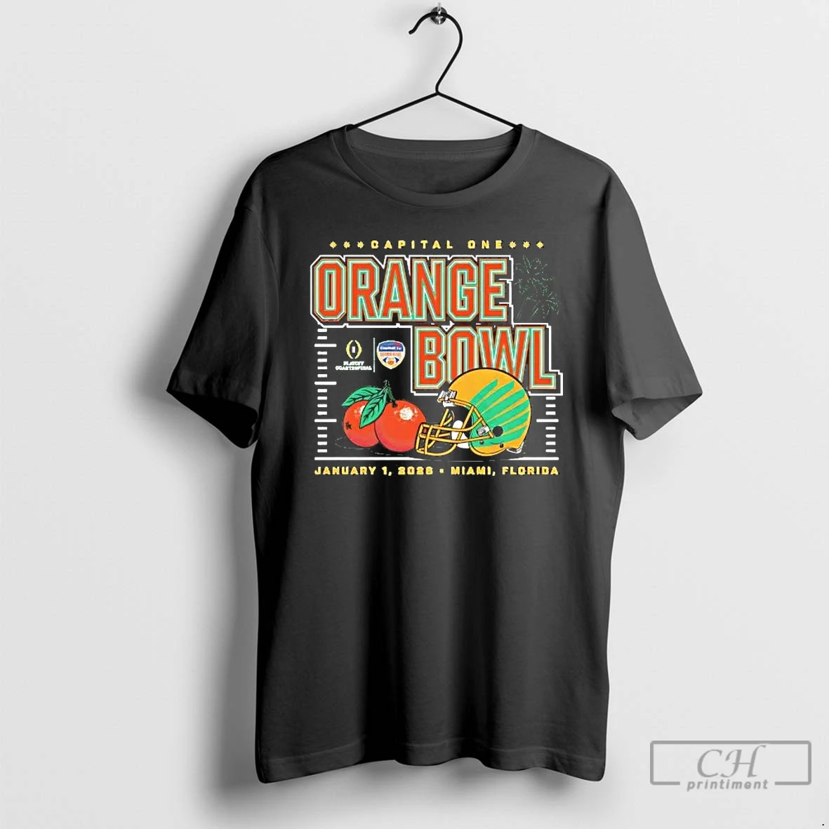 Classic Oregon Ducks 2026 Orange Bowl Helmet Orange T Shirts Sweater Hoodie