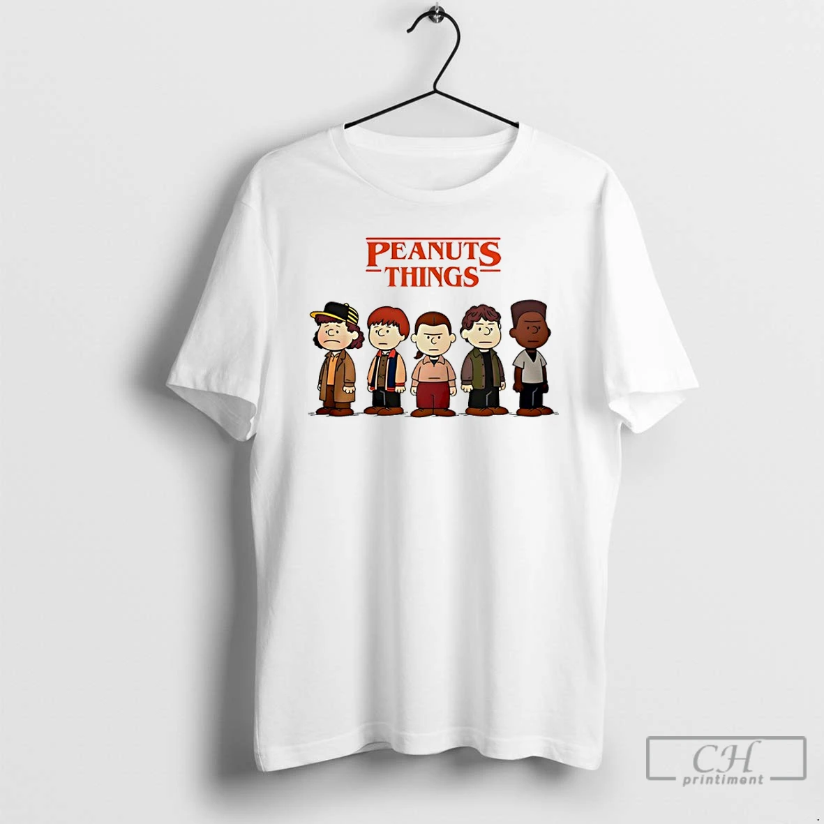 Classic Peanuts Things Characters Style Stranger Things T Shirts Sweater Hoodie
