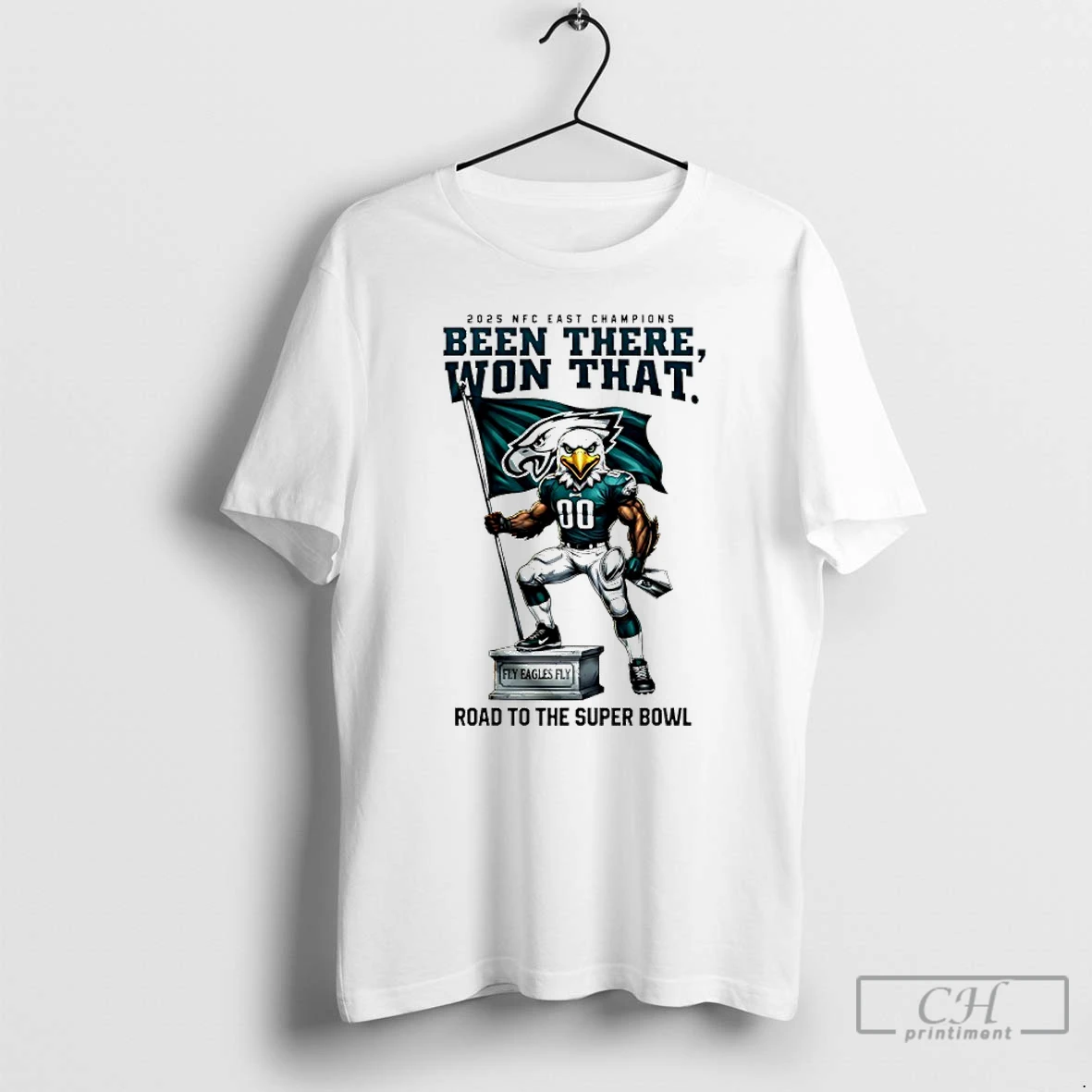 Classic Philadelphia Eagles 2025 Nfc East Champions Been There Won That Road To The Super Bowl T Shirts Sweater Hoodie