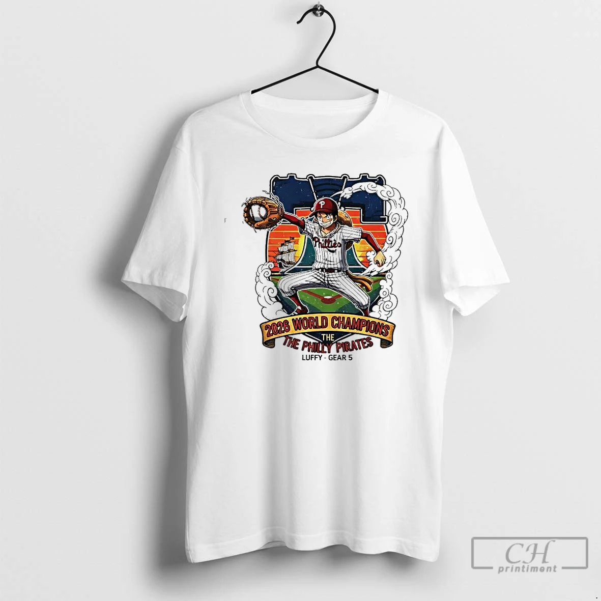 Classic Philadelphia Phillies One Piece 2026 Luffy T Shirts Sweater Hoodie