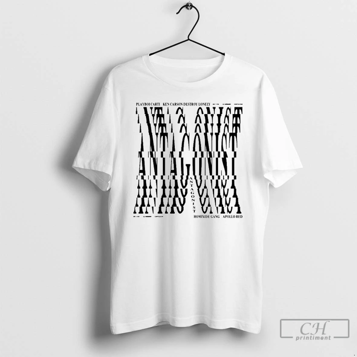 Classic Playboi Carti Ken Carson Destroy Lonely Homixide Gang Apollo Red Antagonist Tour 2 0 T Shirts Sweater Hoodie