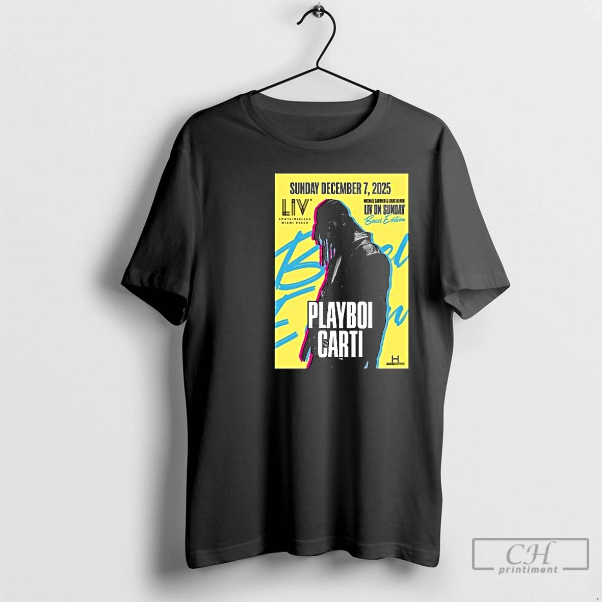 Classic Playboi Carti Live At Liv Miami On December 7 2025 Circle Black T Shirts Sweater Hoodie