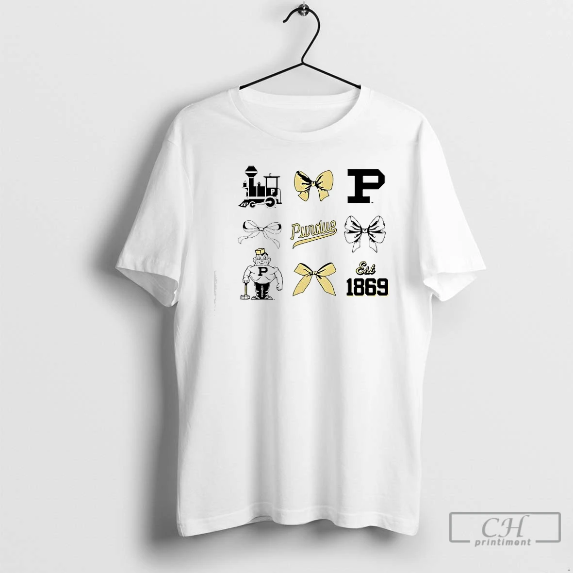 Classic Purdue University Bow Est 1869 Items T Shirts Sweater Hoodie