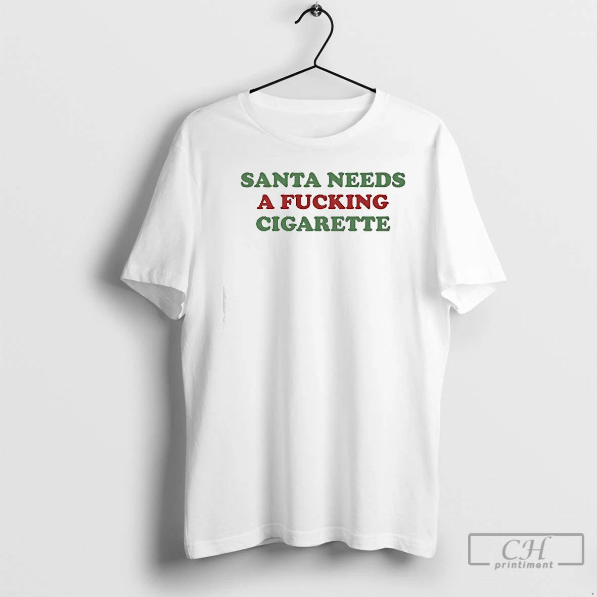 Classic Santa Needs A Fucking Cigarette T Shirts Sweater Hoodie