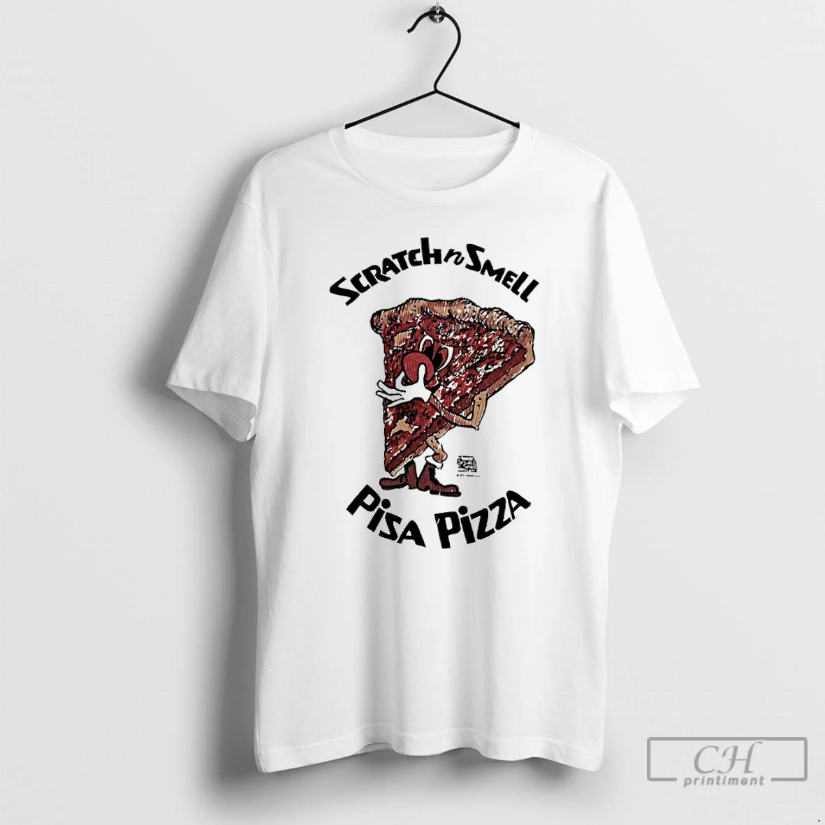 Classic Scratch And Smell Pisa Pizza T Shirts Sweater Hoodie