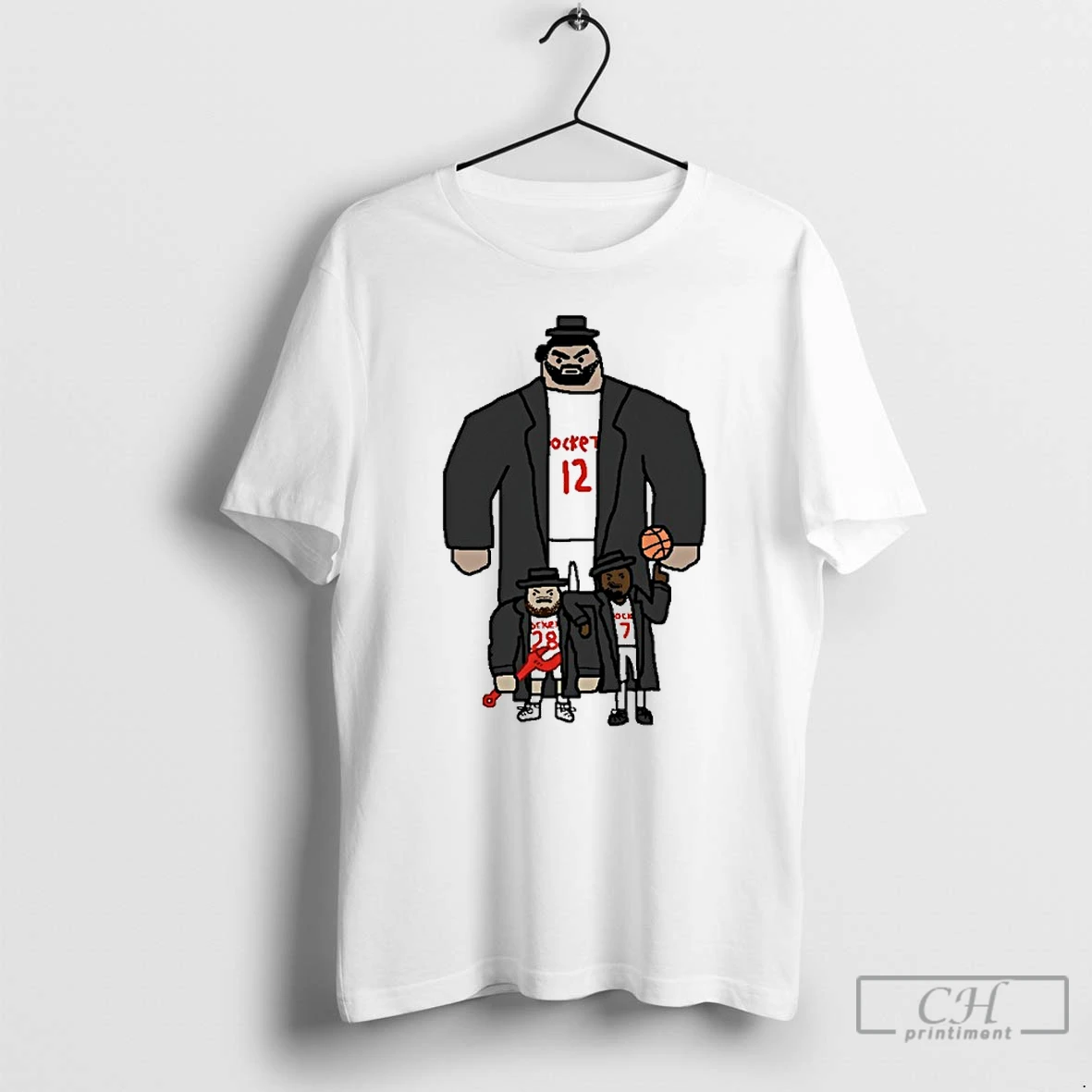 Classic Sen Goon Squad Houston Rockets Basketball Caricature T Shirts Sweater Hoodie