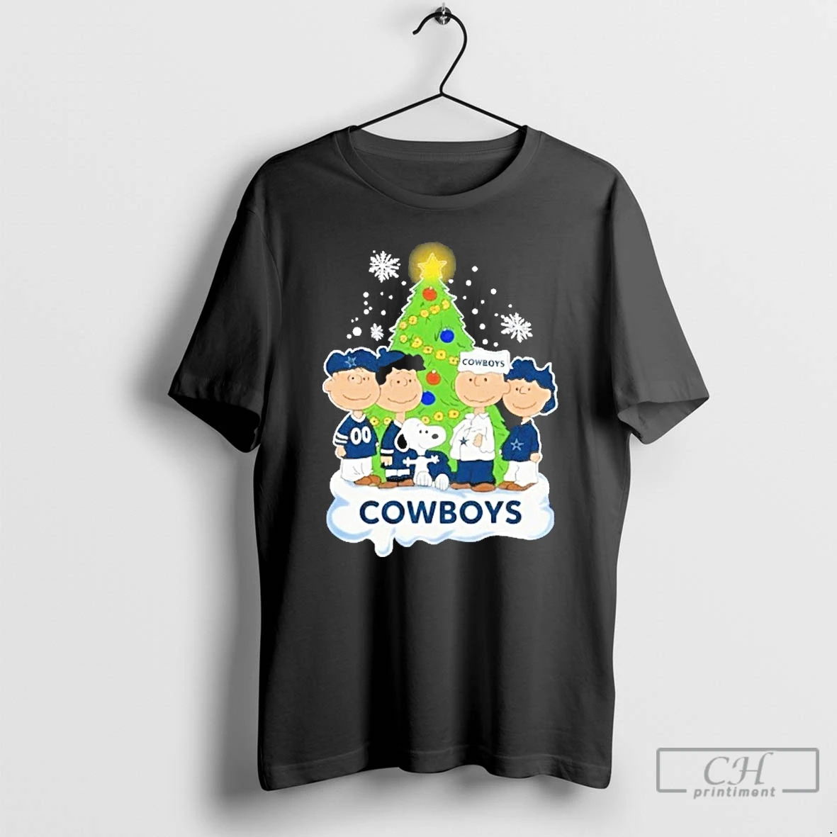 Classic Snoopy The Peanuts Dallas Cowboys Christmas T Shirts Sweater Hoodie