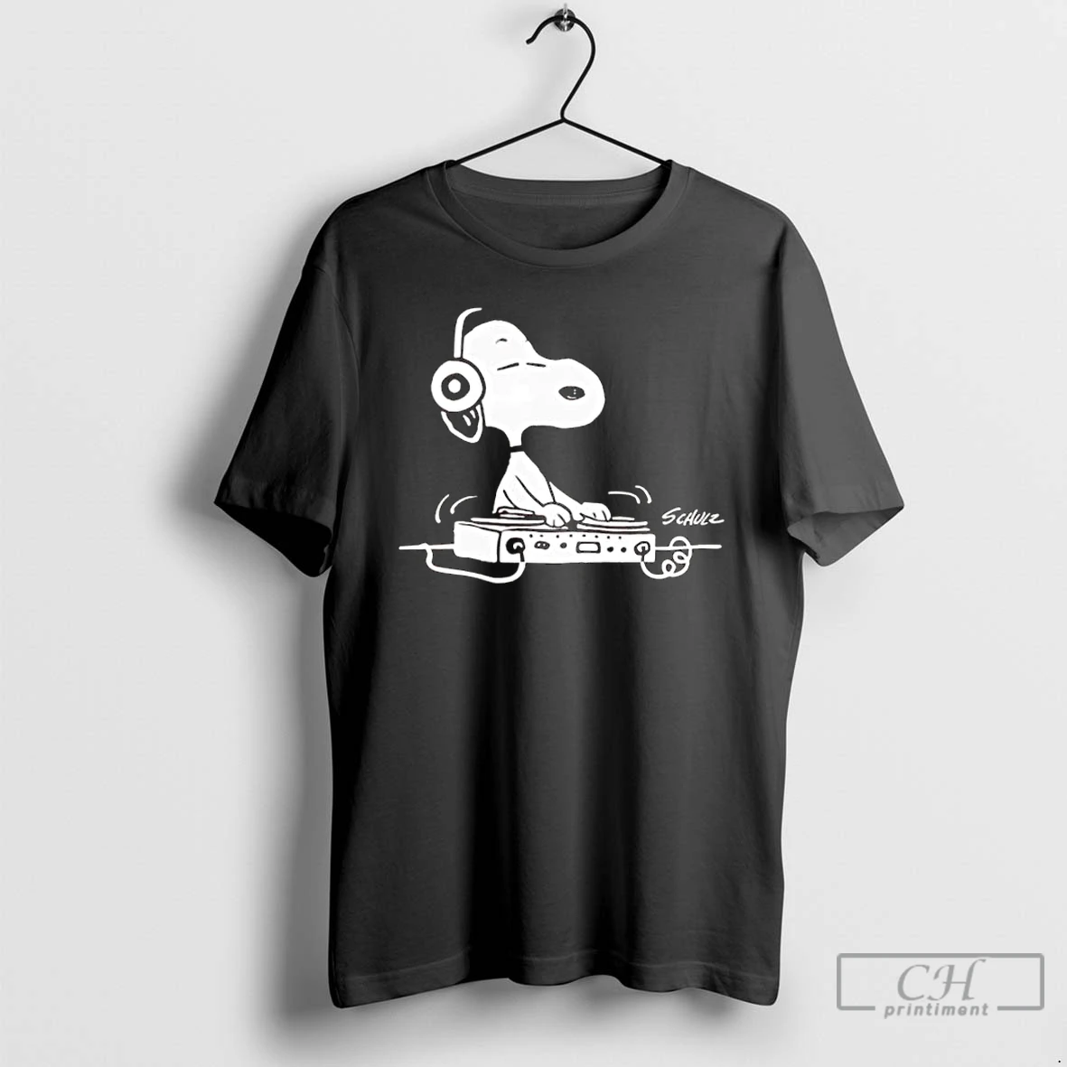 Classic Snoopy Playing Dj Schulz T Shirts Sweater Hoodie