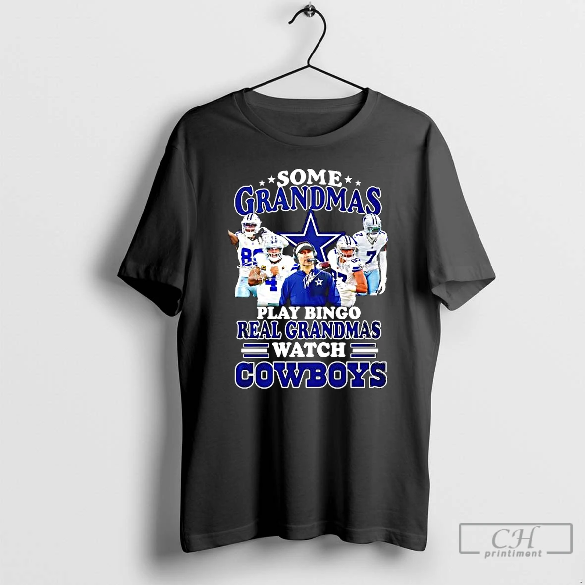 Classic Some Grandmas Play Bingo Real Grandmas Watch Dallas Cowboys Fan Loyalty And Dedication T Shirts Sweater Hoodie
