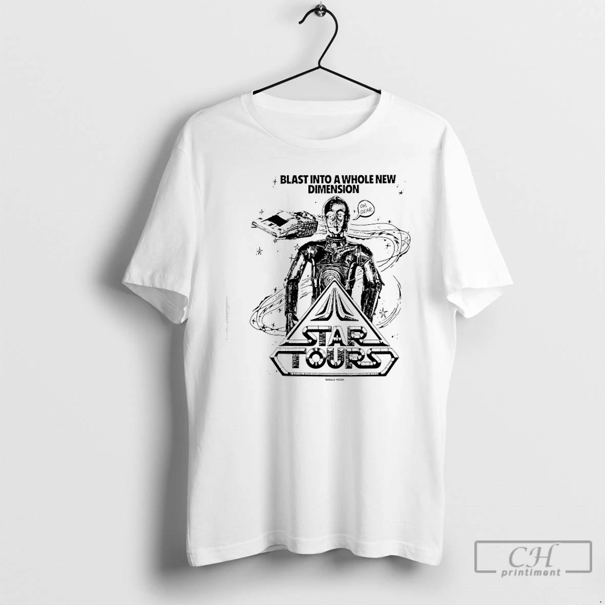 Classic Star Tours C 3po Blast Into A Whole New Dimension T Shirts Sweater Hoodie