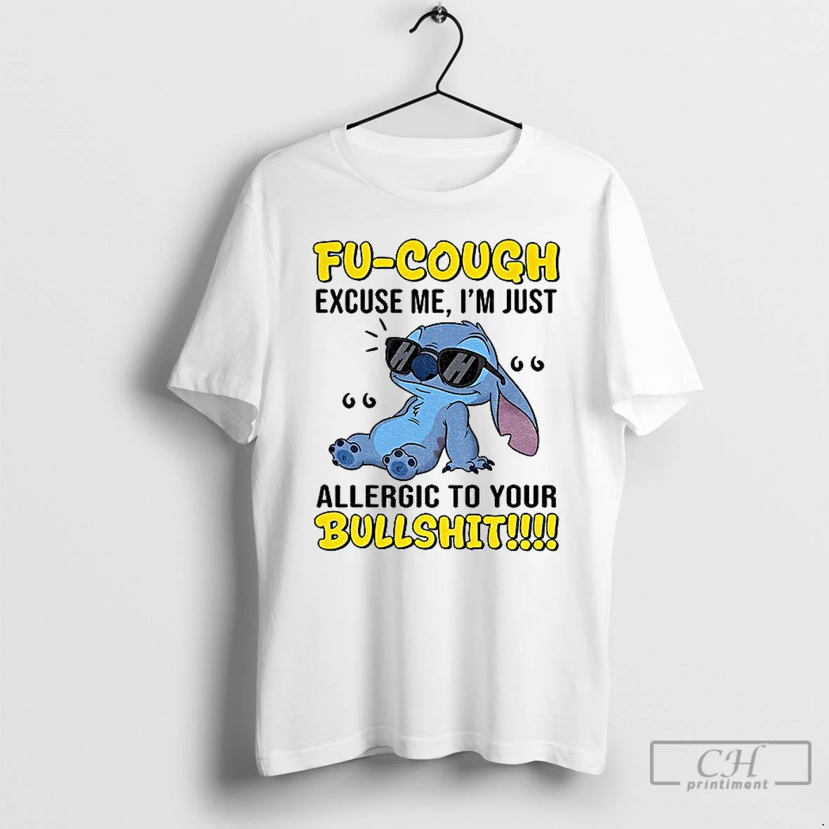 Classic Stitch Fu Cough Excuse Me Im Just Allergic To Your Bullshit T Shirts Sweater Hoodie