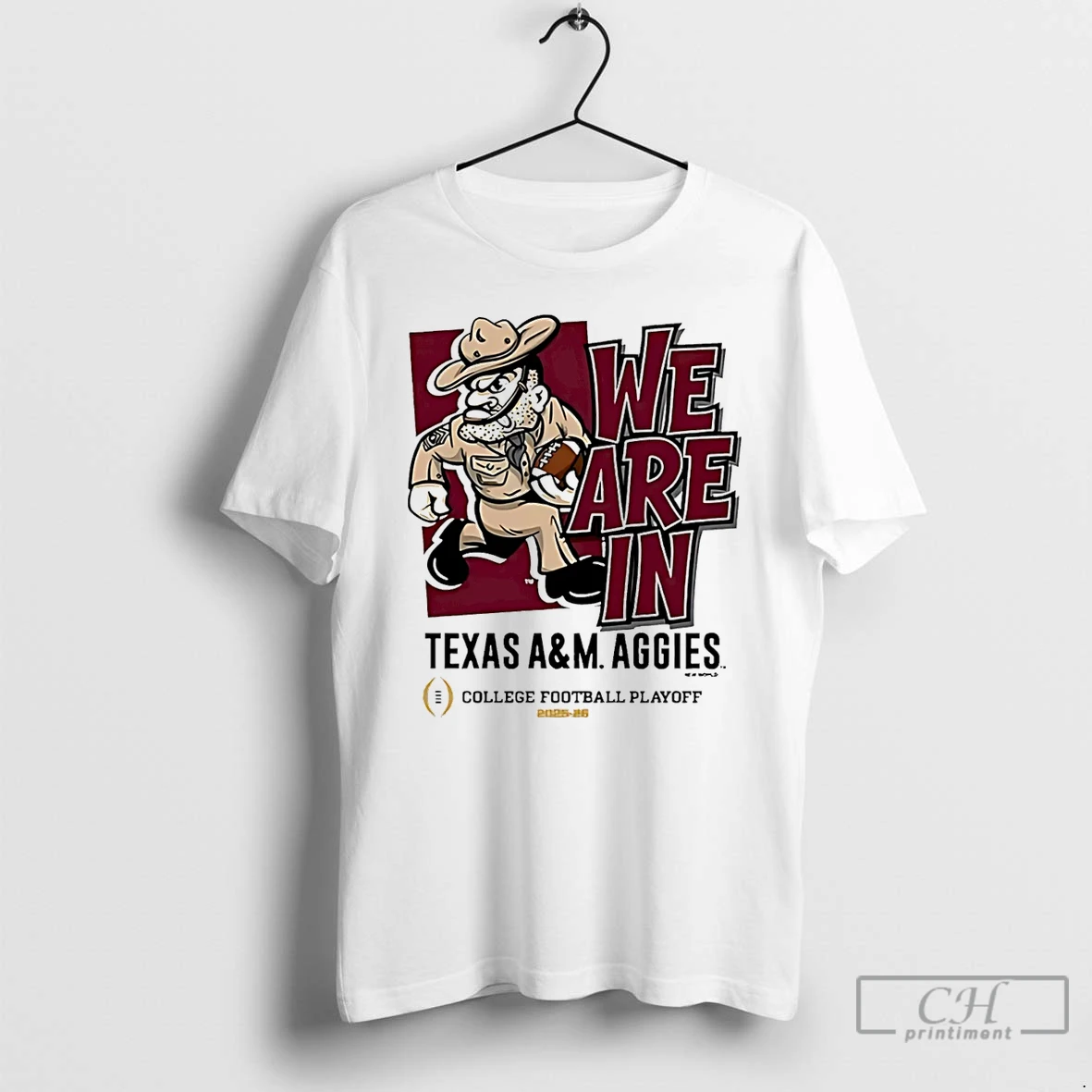 Classic Texas Am Aggies 2025 Cfp Bound We Are In Mascot T Shirts Sweater Hoodie