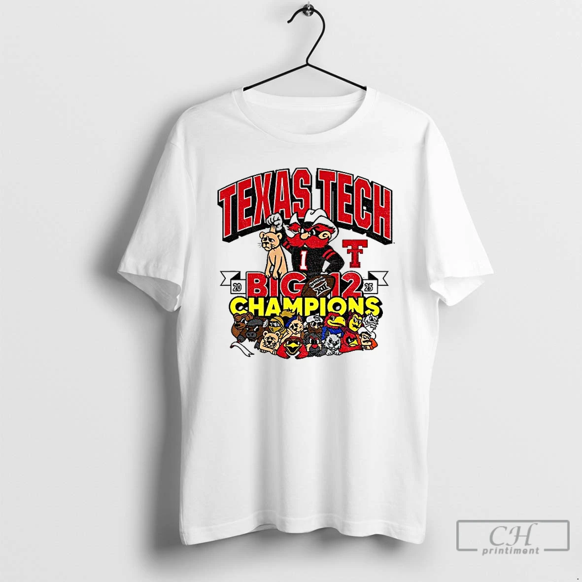 Classic Texas Tech Red Raiders Big 12 Football Champions Cfp T Shirts Sweater Hoodie