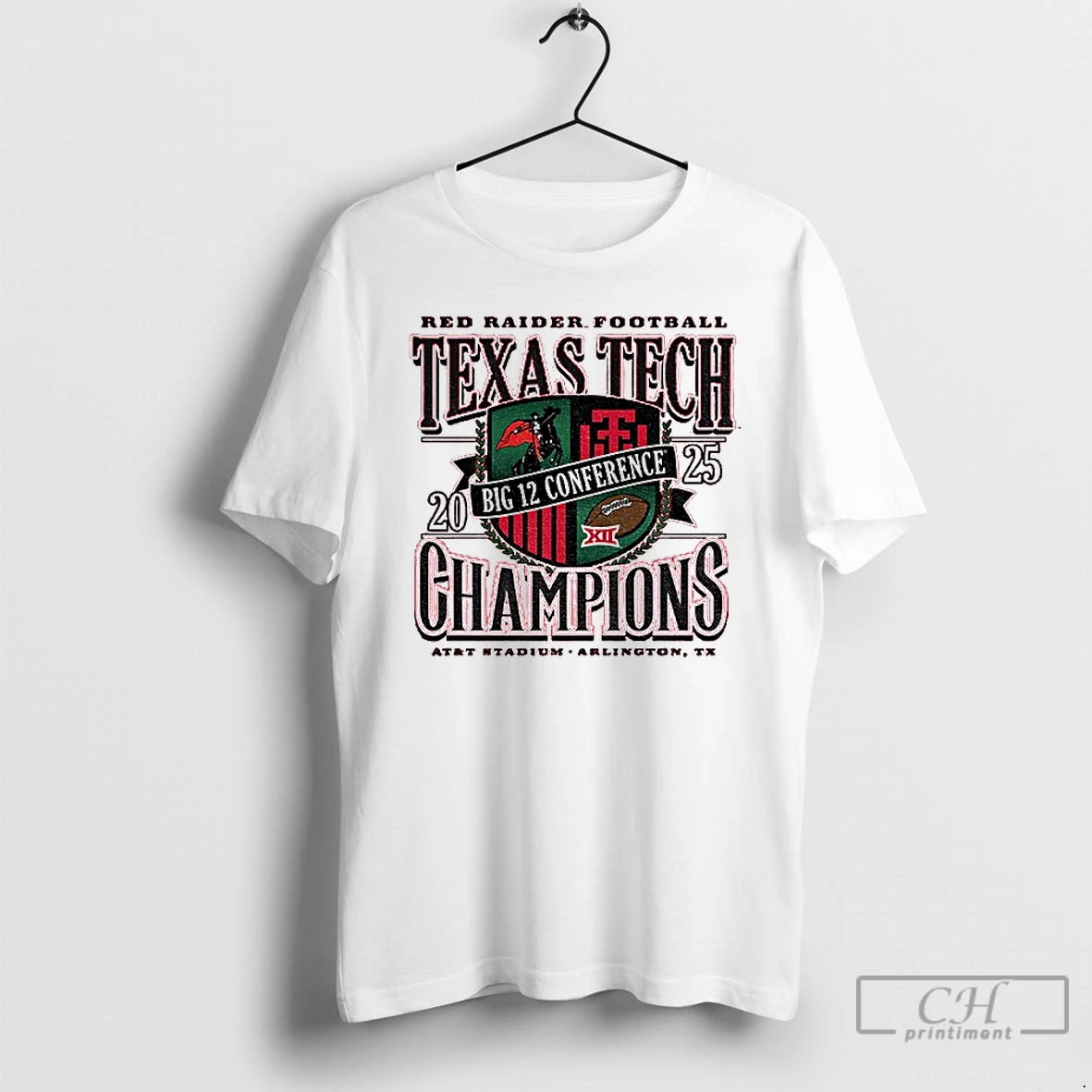 Classic Texas Tech Red Raiders Football 2025 Big 12 Cfp Champions T Shirts Sweater Hoodie