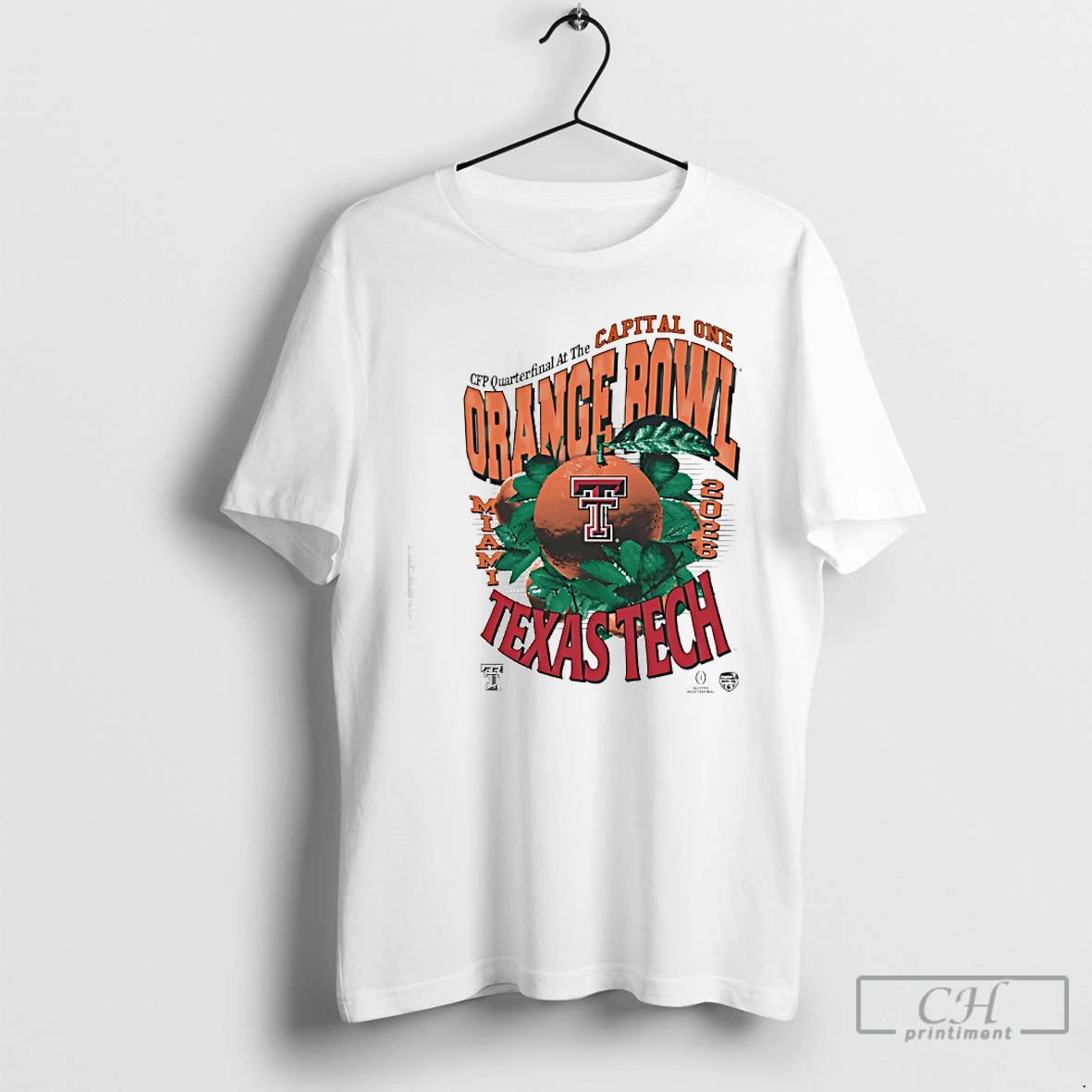 Classic Texas Tech Red Raiders Orange Bowl Game College Football Playoff Miami 2026 T Shirts Sweater Hoodie