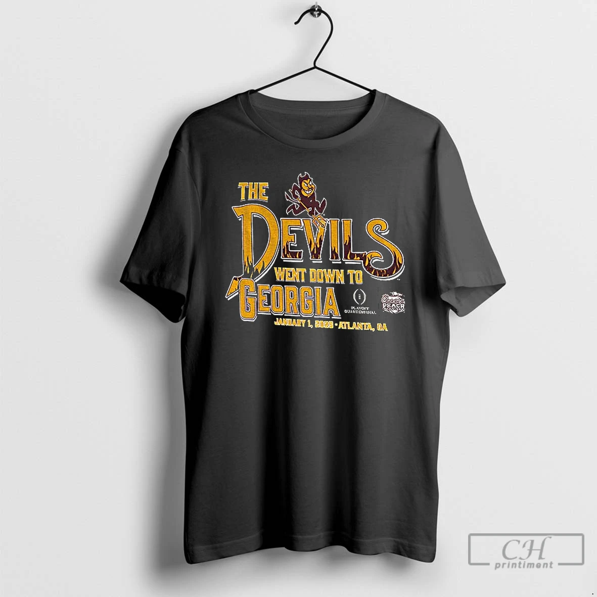 Classic The Arizona State Sun Devils Went Down To Georgia Jan 1 T Shirts Sweater Hoodie