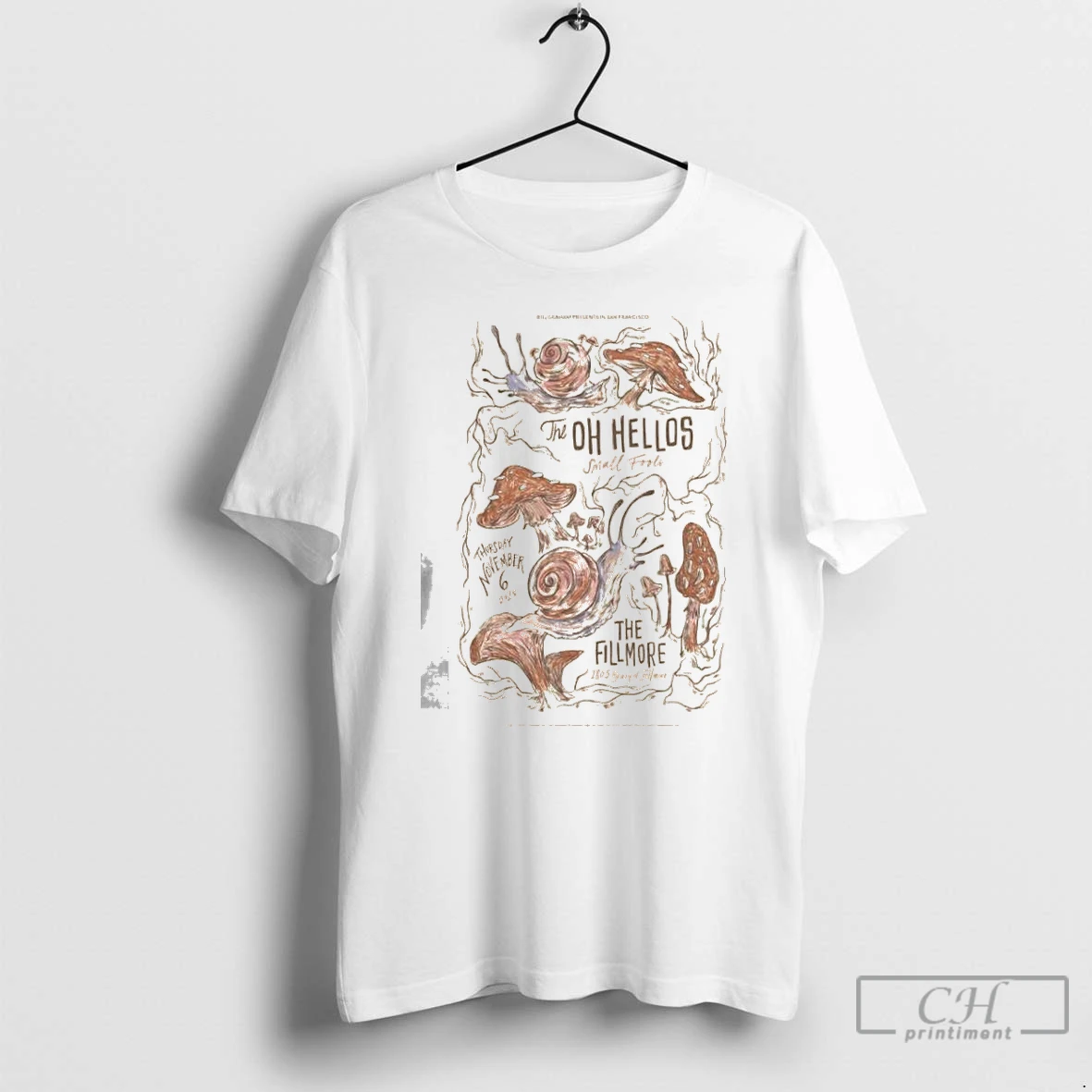 Classic The Oh Hellos San Francisco Ca November 6 2025 Concert T Shirts Sweater Hoodie