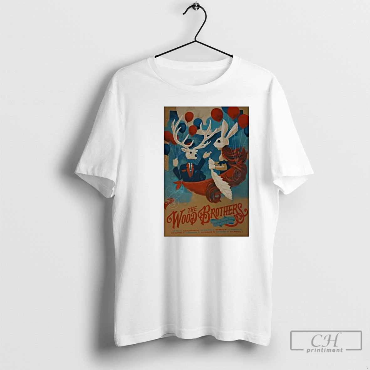 Classic The Wood Brothers Puff Of Smoke Tour December 2025 Circle White T Shirts Sweater Hoodie