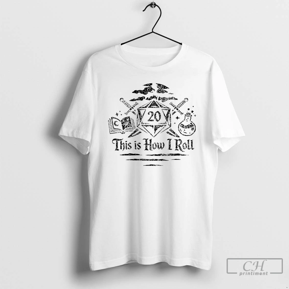 Classic This Is How I Roll D20 T Shirts Sweater Hoodie