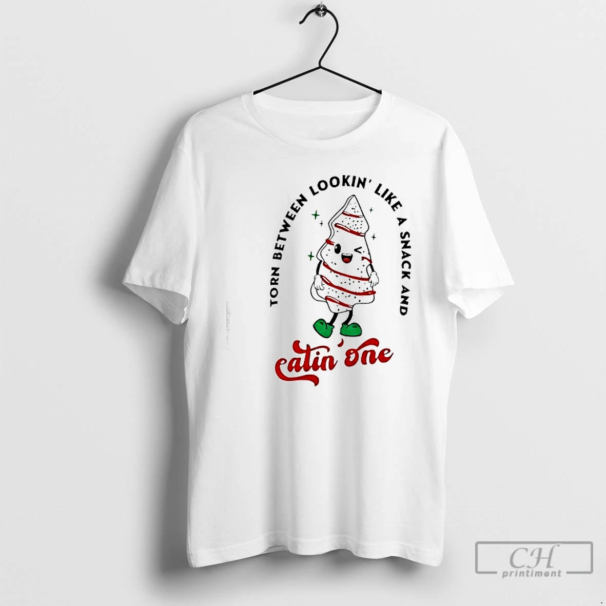 Classic Torn Between Lookin Like A Snack And Eatin One Christmas T Shirts Sweater Hoodie