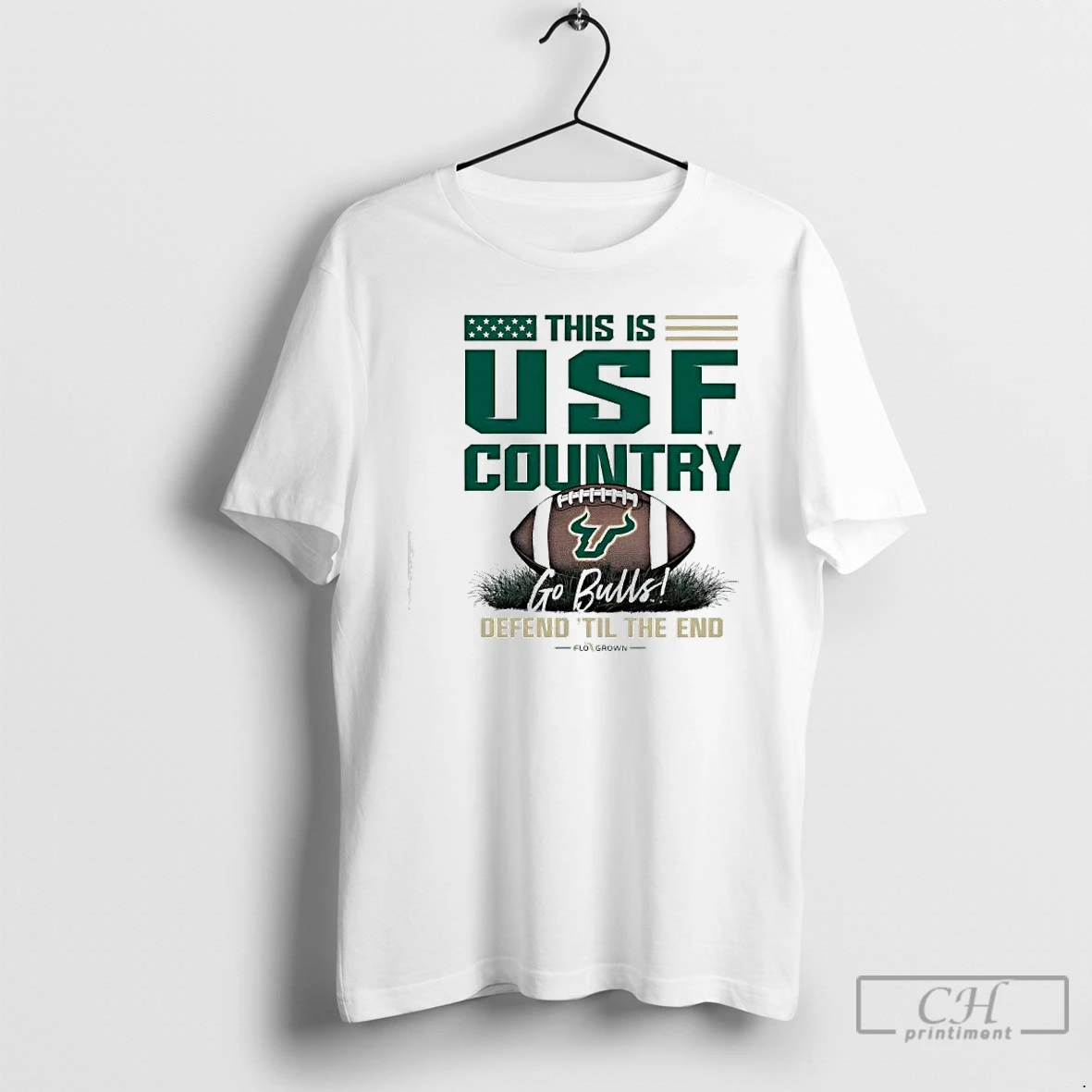 Classic University Of South Florida Bulls Football Go Bulls Defend Til The End T Shirts Sweater Hoodie