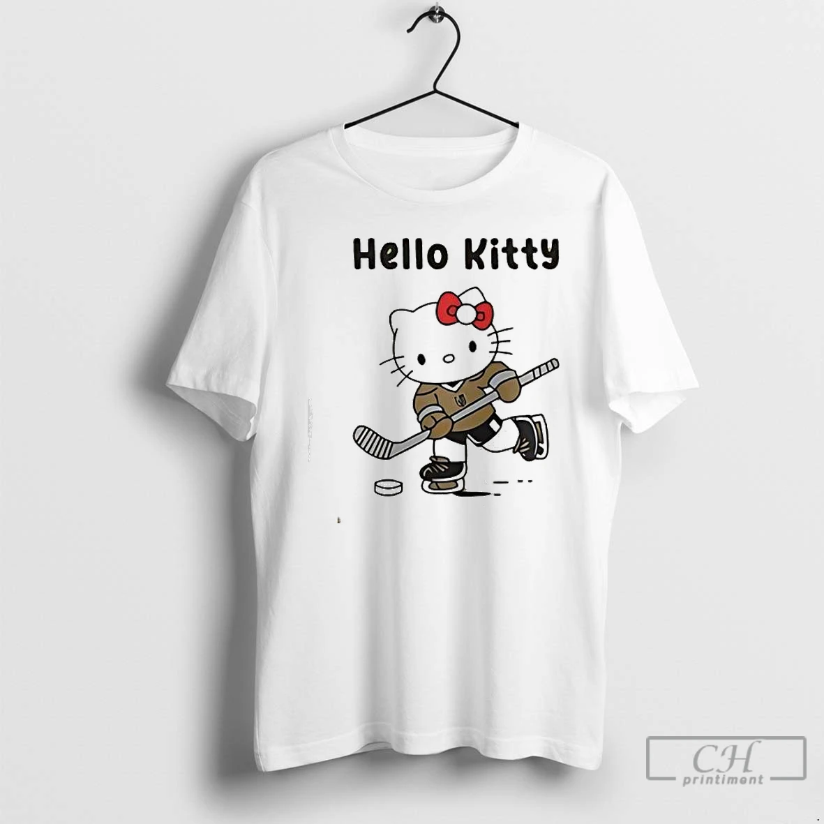 Classic Vegas Golden Knights X Hello Kitty Graphic T Shirts Sweater Hoodie