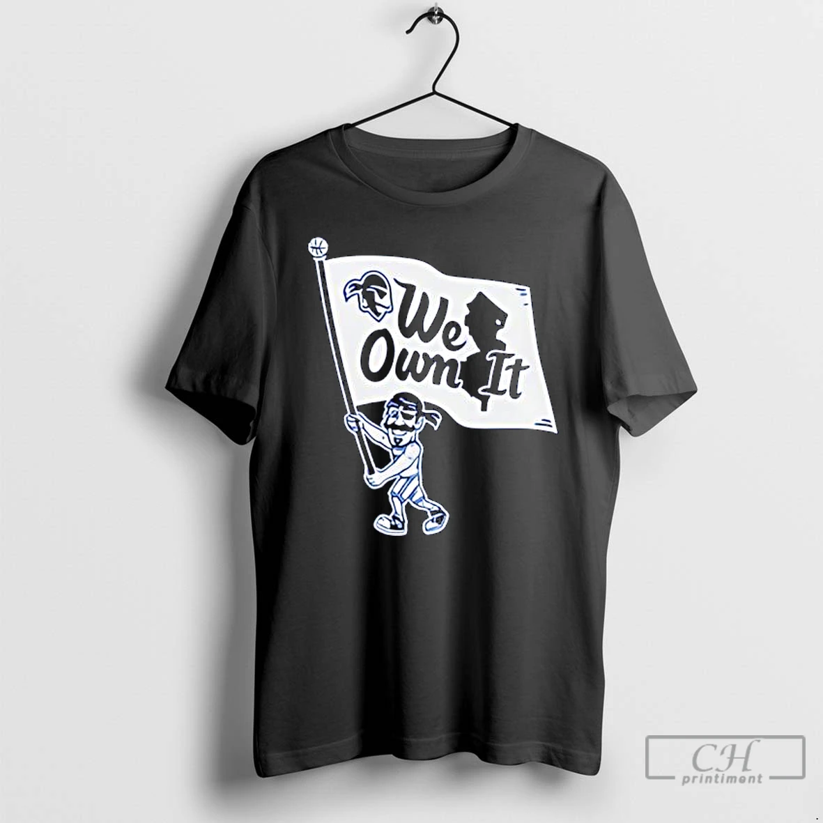 Classic We Own It Seton Hall Pirates Jersey Bleeds Blue T Shirts Sweater Hoodie