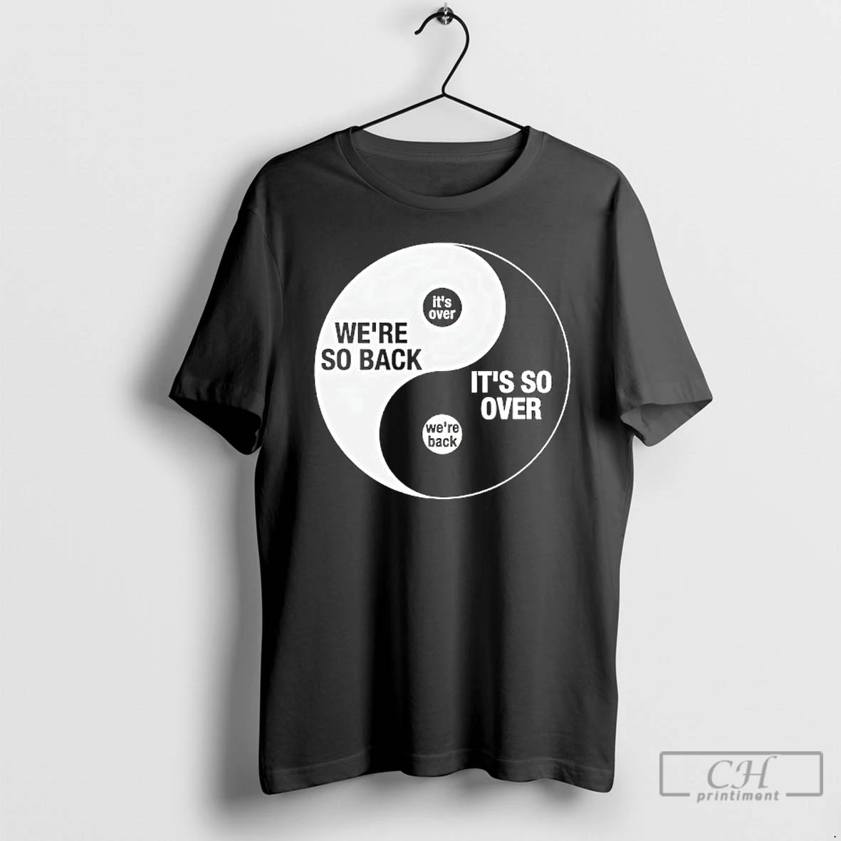 Classic Were So Back Its So Over Ying And Yang T Shirts Sweater Hoodie