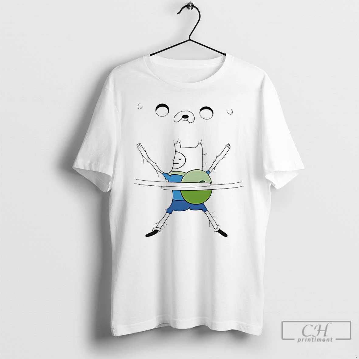 Classic Woman Wearing Adventure Time Bro Hug T Shirts Sweater Hoodie