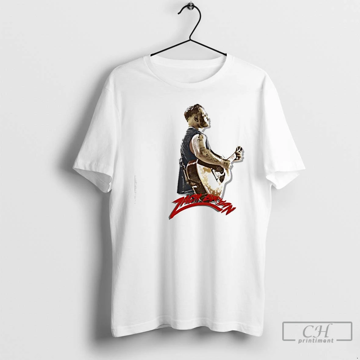 Classic Zach Bryan Silhouette Zach Playing The Guitar T Shirts Sweater Hoodie