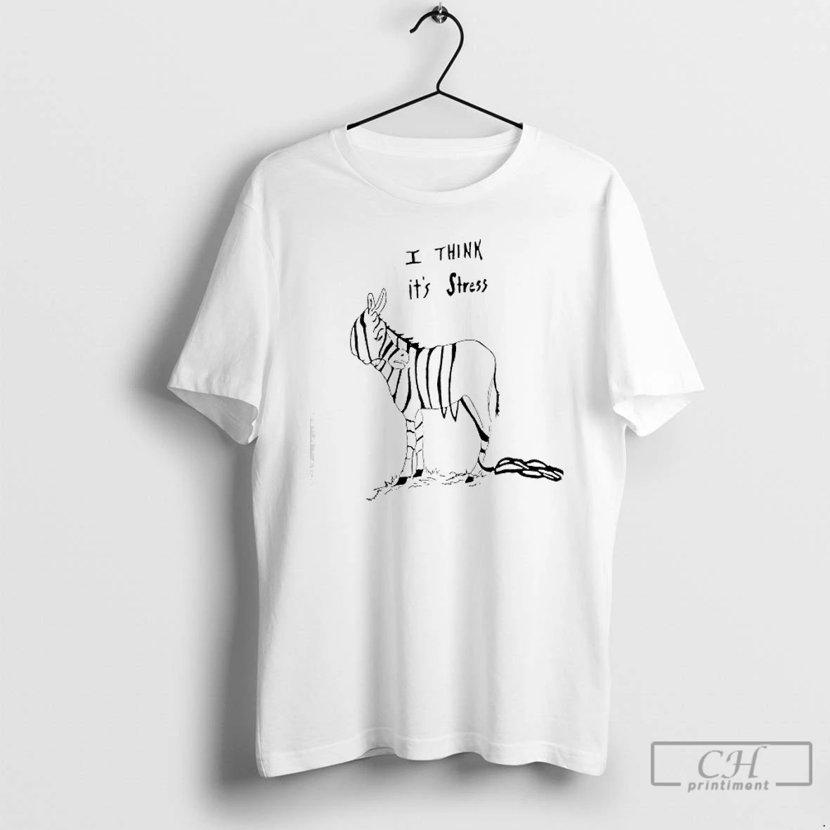 Classic Zebra Stripes I Think Its Stress T Shirts Sweater Hoodie